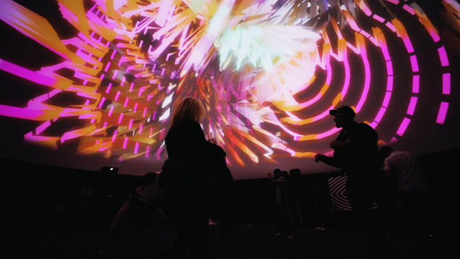 Geodesic Projection Domes