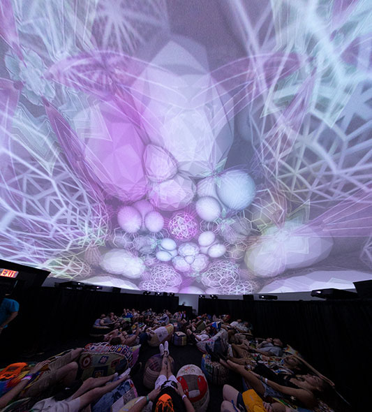 Immersive Festival Dome at Austin City Limits 3 DomeRx Visuals by Darren Romanelli