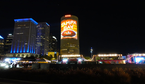 Super Bowl LV Tampa Projection Mapping