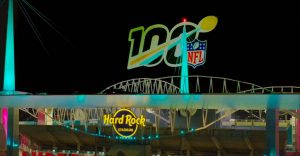 OMNISPACE360 NFL Projection Mapped Hologram Miami Super Bowl 2019 003