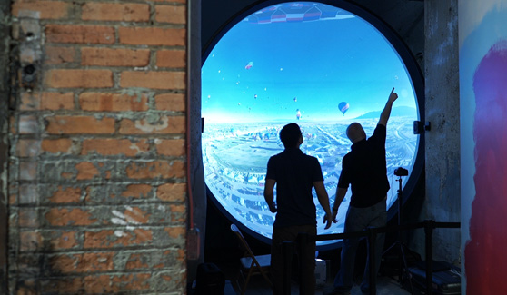 Immersive Hot Air Balloon Exhibit – Spark! Children’s Museum